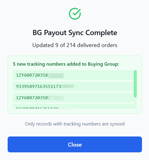Buying Group Integration